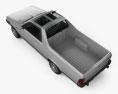 Subaru BRAT 1993 3D模型 顶视图
