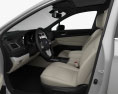 Subaru Legacy with HQ interior 2017 3d model seats