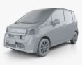 Subaru Stella 2015 Modèle 3d clay render