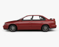 Subaru Legacy 1998 3d model side view