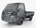 Subaru Sambar Truck 2017 3d model wire render