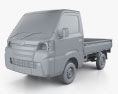 Subaru Sambar Truck 2017 3d model clay render