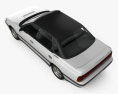 Subaru Legacy 1993 3D модель top view