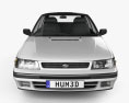 Subaru Legacy 1993 3D модель front view