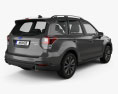 Subaru Forester XT Touring 2019 3D модель back view