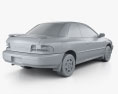 Subaru Impreza Coupe 带内饰 1995 3D模型