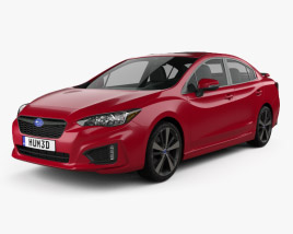 Subaru Impreza sedan 2019 3D model