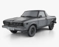 Subaru BRAT 1978 3d model wire render