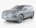 Subaru VIZIV-7 SUV 2017 3D-Modell clay render