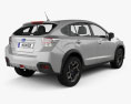 Subaru XV 2019 3D-Modell Rückansicht
