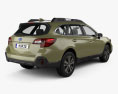 Subaru Outback US-spec 2020 3d model back view