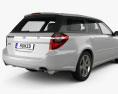 Subaru Legacy Station Wagon 2009 3d model