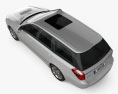 Subaru Legacy Station Wagon 2009 3d model top view
