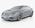 Subaru VIZIV Performance 2017 3D 모델  clay render