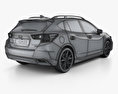 Subaru Impreza 5-door hatchback with HQ interior 2019 3d model