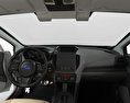 Subaru Impreza 5-door hatchback with HQ interior 2019 3d model dashboard