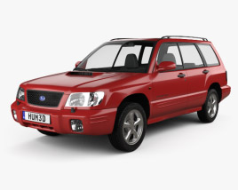 Subaru Forester S-Turbo 2002 3D model