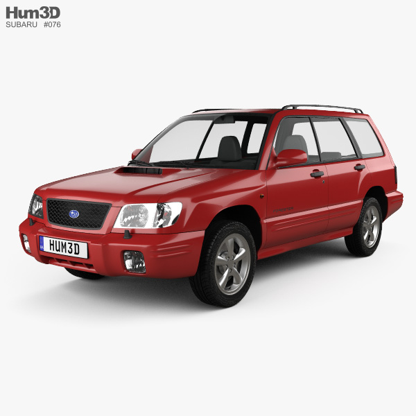 Subaru Forester S-Turbo 2002 3D-Modell