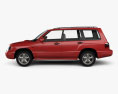 Subaru Forester S-Turbo 2002 3d model side view