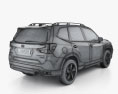 Subaru Forester Touring avec Intérieur 2018 Modèle 3d