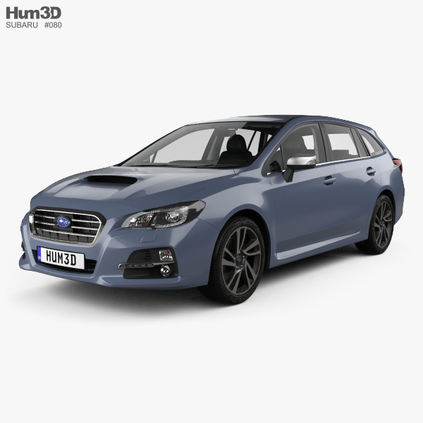 Subaru Levorg with HQ interior 1996 3D model