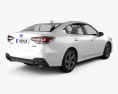 Subaru Legacy Touring 2022 3d model back view
