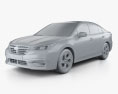 Subaru Legacy Touring 2022 3d model clay render