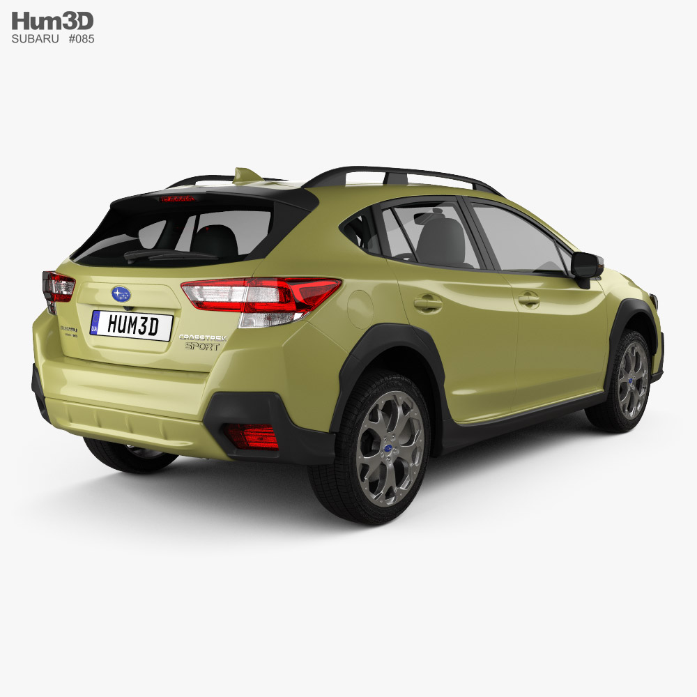 Subaru Crosstrek Sport 2022 3d model back view