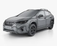 Subaru Crosstrek Sport 2022 Modelo 3d wire render
