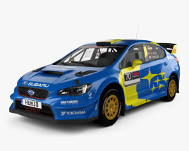 Subaru WRX VT20R Rally 2022 3D模型