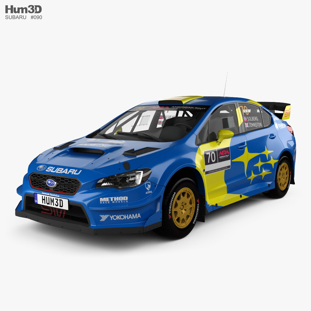 Subaru WRX VT20R Rally 2022 Modello 3D