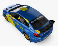 Subaru WRX VT20R Rally 2022 3D模型 顶视图