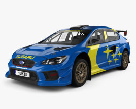 Subaru WRX Rally 2022 3D模型