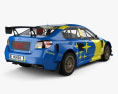 Subaru WRX Rally 2022 Modello 3D vista posteriore