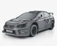 Subaru WRX Rally 2022 Modello 3D wire render