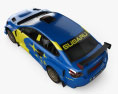 Subaru WRX Rally 2022 Modello 3D vista dall'alto