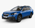 Subaru Outback Touring with HQ interior 2022 3d model