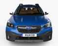 Subaru Outback Touring with HQ interior 2022 3d model front view