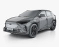 Subaru Solterra 2022 3D-Modell wire render
