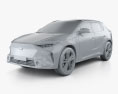 Subaru Solterra 2022 3d model clay render