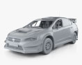 Subaru WRX VT20R Rally con interni 2020 Modello 3D clay render