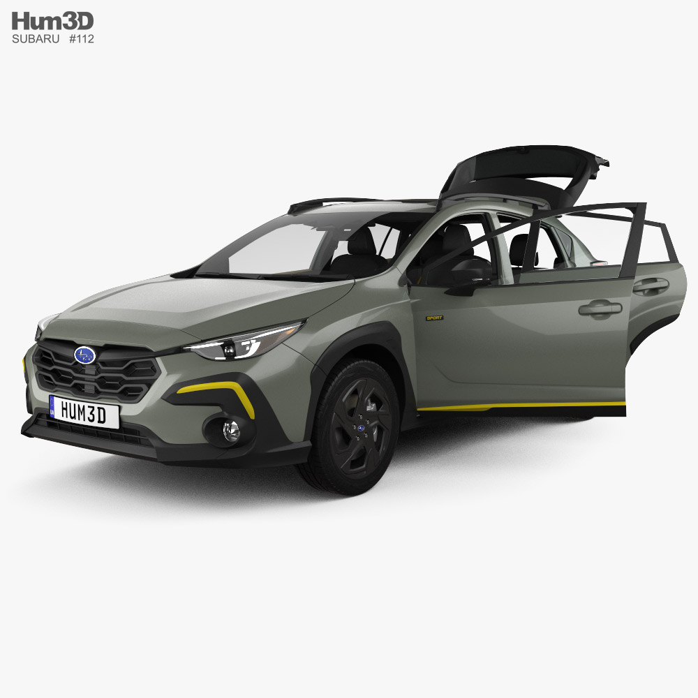 Subaru Crosstrek Sport US-spec with HQ interior 2023 3D模型