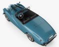 Sunbeam Alpine 1953 3D模型 顶视图