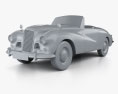 Sunbeam Alpine 1953 3D-Modell clay render