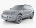 Suzuki Grand Vitara 2014 3D 모델  clay render