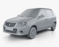 Suzuki (Maruti) Alto K10 2015 3d model clay render