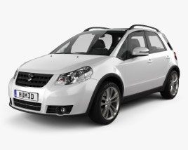 3D model of Suzuki (Maruti) SX4 hatchback 2015