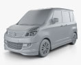 Suzuki Solio S 2015 3D модель clay render
