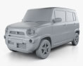 Suzuki Hustler 2016 3d model clay render