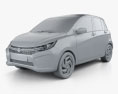 Suzuki A:Wind 2014 3d model clay render